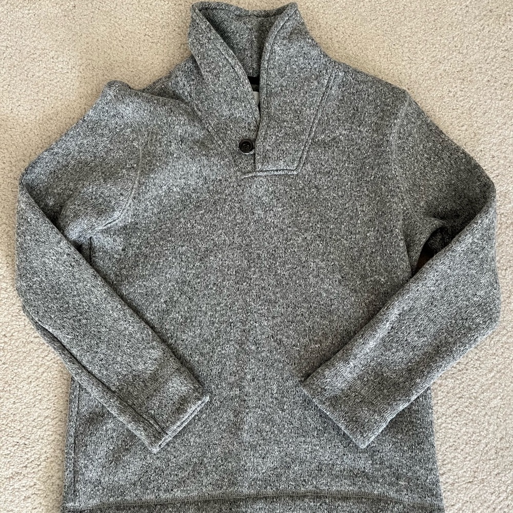 ON grey sweater